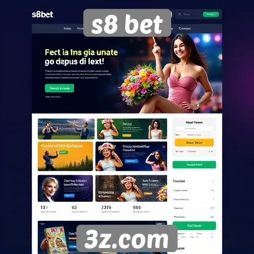 exploração do layout e usabilidade do site s8 bet